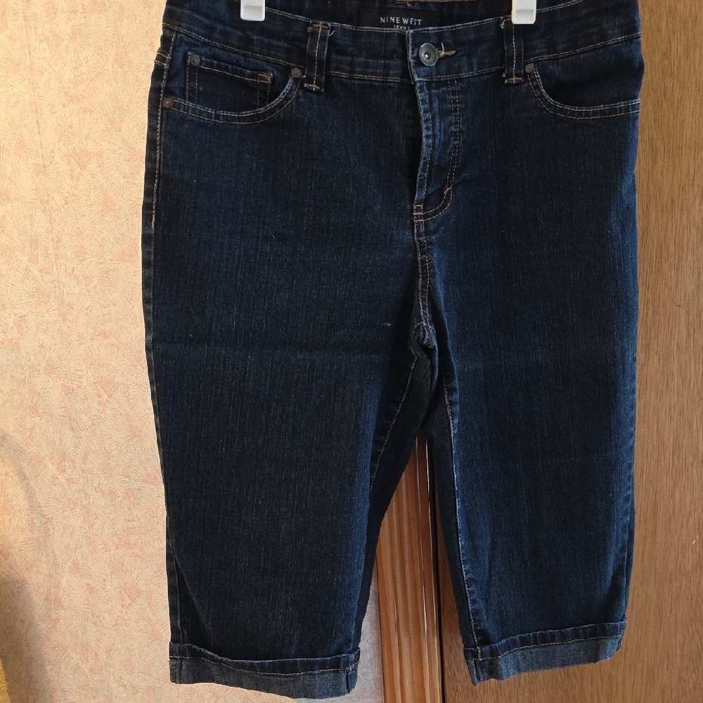 Nine West Indigo Denim Capris